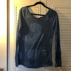 Free people blue shirt